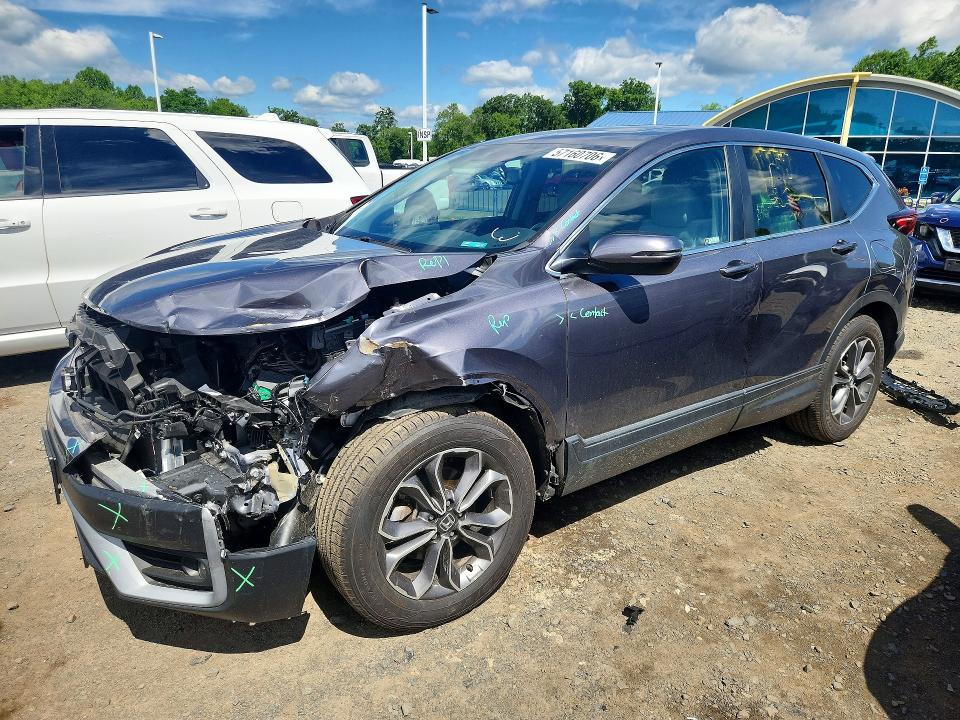 2020 Honda Cr-v VIN 2HKRW2H82LH674105 COPART salvage auction — FRONT END, Ct - Cert Of Title-Salvage, sold $7,800 on 2026-07-02 (photo 1)