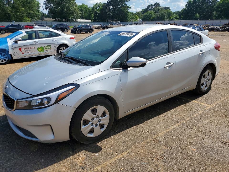 2018 Kia Forte VIN 3KPFK4A75JE245831 COPART salvage auction — HAIL, Salvage Title, sold $30 on 2026-07-27 (photo 1)