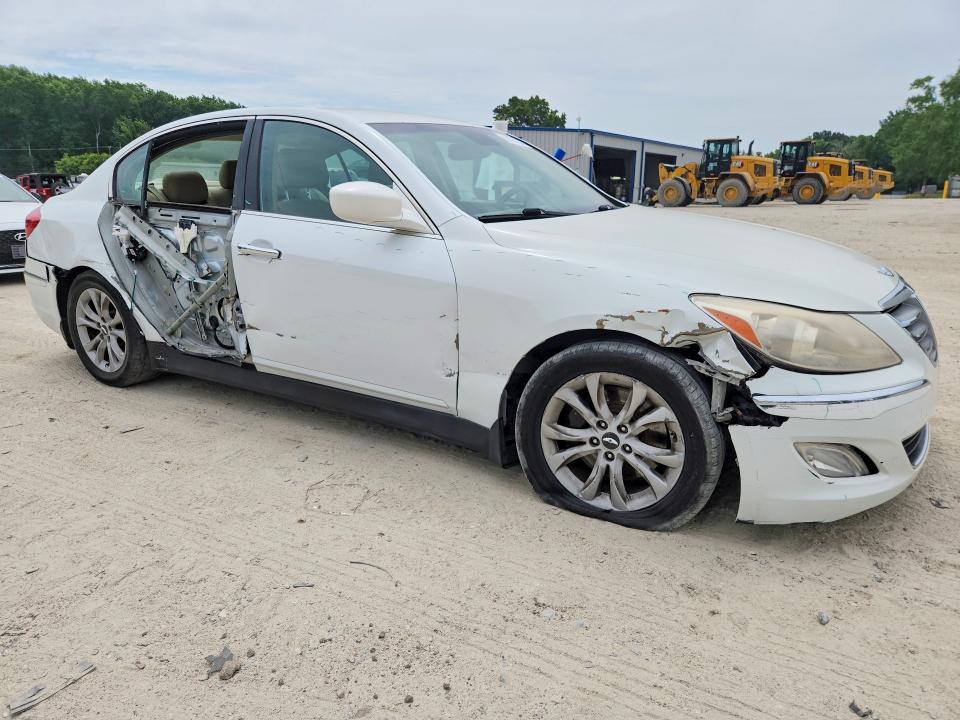 2012 Hyundai Genesis VIN KMHGC4DD1CU198915 COPART salvage auction — SIDE, VA - CERT OF TITLE - SALVAGE, sold $500 on 2026-07-28 (photo 4)