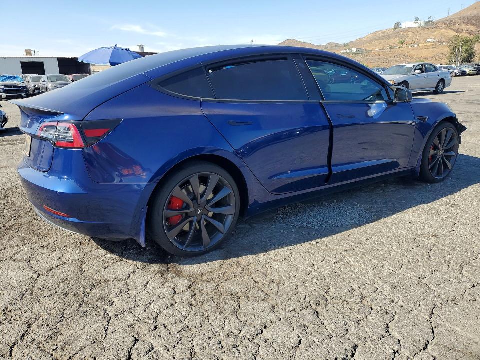 2020 Tesla Model 3 VIN 5YJ3E1EC8LF641202 COPART salvage auction — FRONT END, Ca - Salvage Certificate, sold $7,700 on 2026-07-30 (photo 3)
