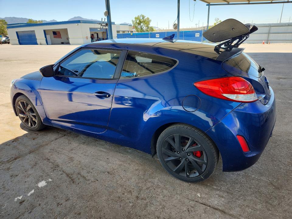 2017 Hyundai Veloster VIN KMHTC6AD4HU311553 COPART salvage auction — MINOR DENT/SCRATCHES, Nm - Cert Of Title-Salvage, sold $2,000 on 2026-07-06 (photo 2)