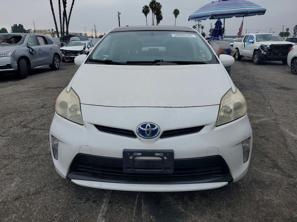 2012 Toyota Prius VIN JTDKN3DU0C5434306 COPART salvage auction — REAR END, Ca - Salvage Certificate, sold $1,800 on 2026-07-24 (photo 5)