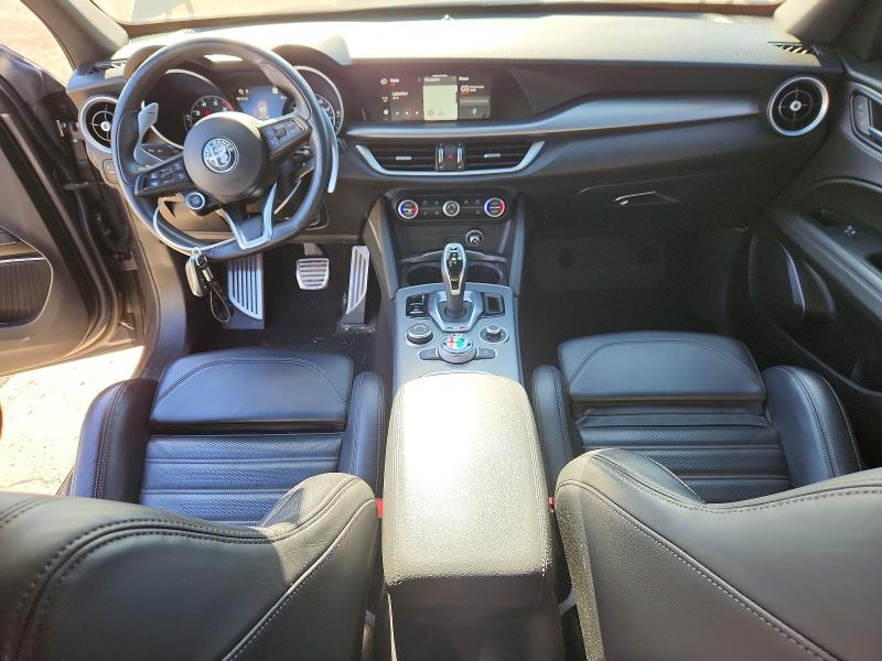 2021 Alfa romeo Stelvio VIN ZASPAKBN5M7D02601 COPART salvage auction — REAR END, IN - CERT OF TITLE-SALVAGE TITLE, sold $100 on 2026-08-10 (photo 8)