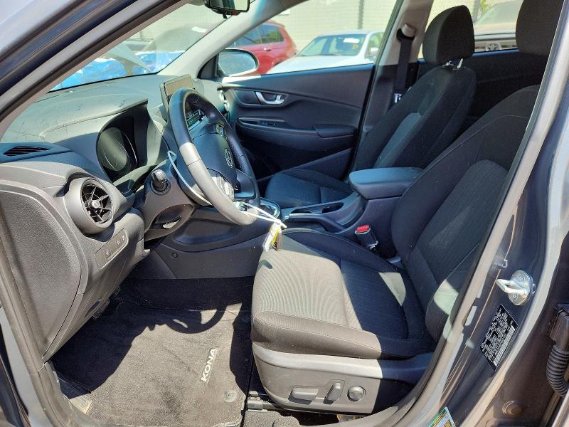 2023 Hyundai Kona VIN KM8K3CAB2PU021769 COPART salvage auction — FRONT END, Pa - Certificate Of Salvage, sold $6,200 on 2026-07-13 (photo 7)
