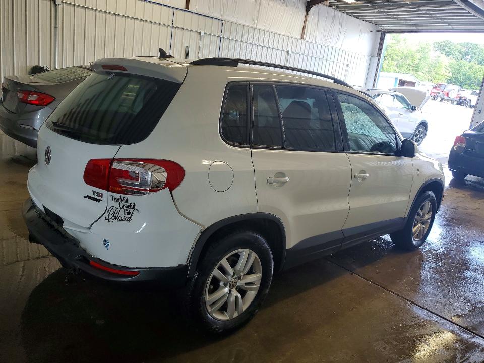 2017 Volkswagen Tiguan VIN WVGAV7AX2HK030803 COPART salvage auction — REAR END, Pa - Certificate Of Salvage, sold $1,300 on 2026-07-22 (photo 3)