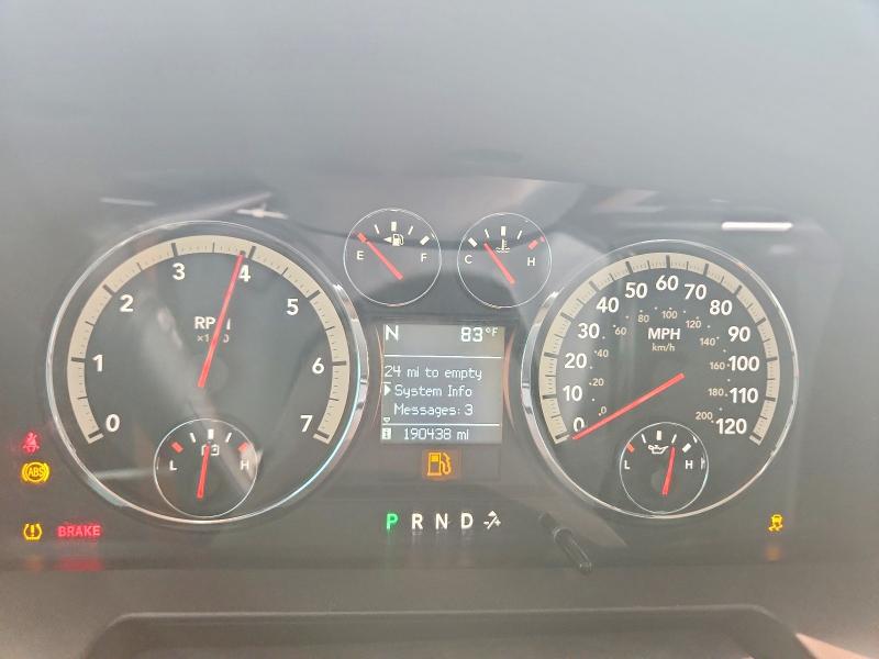 2009 Dodge Ram 1500 VIN 1D3HV13T19S806261 COPART salvage auction — MINOR DENT/SCRATCHES, Md - Certificate Of Title, sold $3,900 on 2026-07-09 (photo 9)