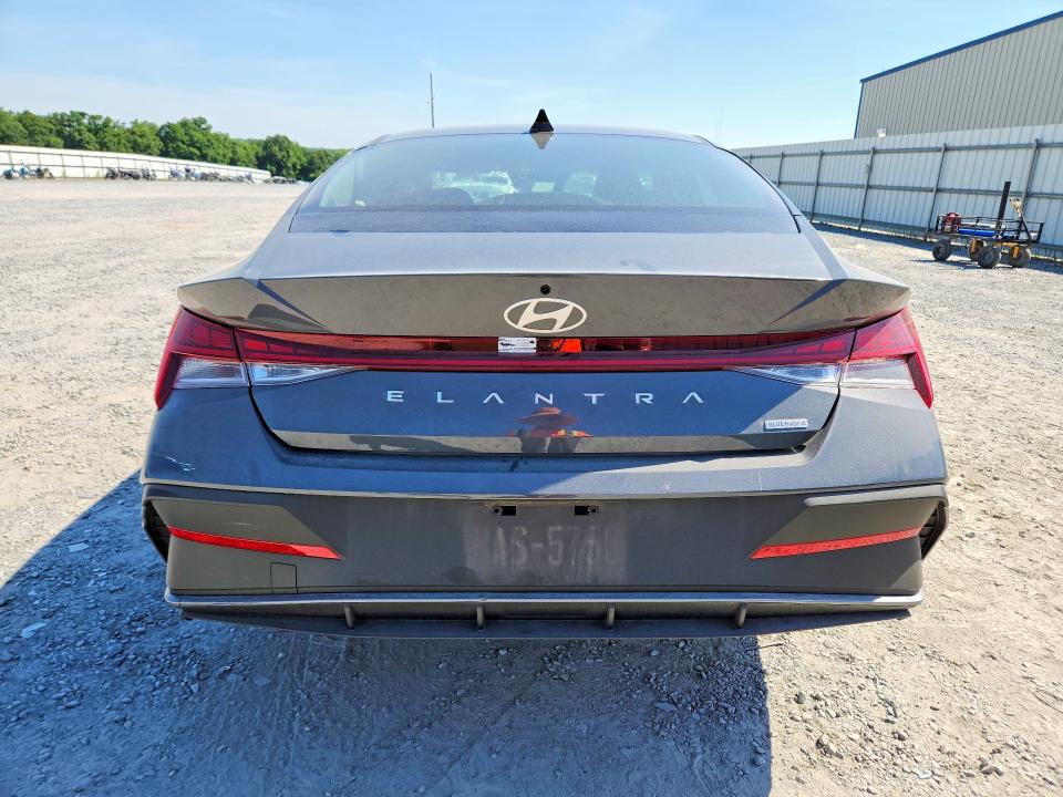2026 Hyundai Elantra VIN KMHLM4DJXTU187316 COPART salvage auction — FRONT END, Nc - Salvage Certificate Of Title, sold $2,150 on 2026-07-29 (photo 6)