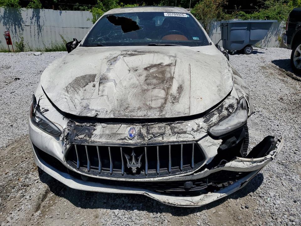 2019 Maserati Ghibli VIN ZAM57XSA8K1328257 COPART salvage auction — FRONT END, Ga - Cert Of Title-Salvage, sold $2,900 on 2026-07-20 (photo 5)
