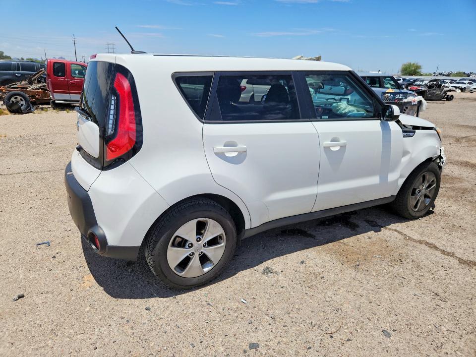 2015 Kia Soul VIN KNDJN2A23F7198266 COPART salvage auction — FRONT END, Az - Cert Of Title - Salvage, sold $1,000 on 2026-07-06 (photo 3)