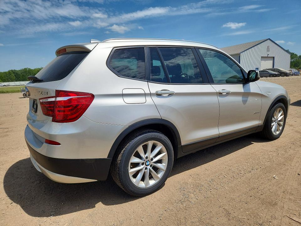 2014 BMW X3 VIN 5UXWX9C58E0D33492 COPART salvage auction — MECHANICAL, Oh - Certificate Of Title, sold $375 on 2026-07-20 (photo 3)