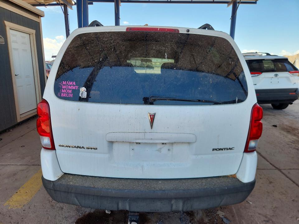 2005 Pontiac Montana VIN 1GMDV03L75D307640 COPART salvage auction — MECHANICAL, AZ - CERTIFICATE OF TITLE (P), sold $325 on 2026-07-02 (photo 6)