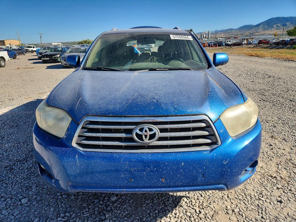 2008 Toyota Highlander VIN JTEES42A382018923 COPART salvage auction — REAR END, Ut - Certificate Of Title, sold $1,850 on 2026-07-24 (photo 5)