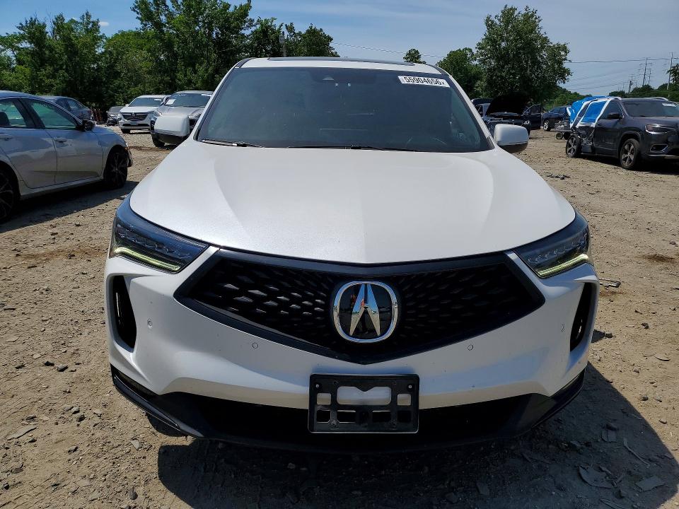 2023 Acura Rdx VIN 5J8TC2H64PL002188 COPART salvage auction — MINOR DENT/SCRATCHES, Md - Cert Of Salvage > 75% Damage, sold $12,200 on 2026-07-28 (photo 5)