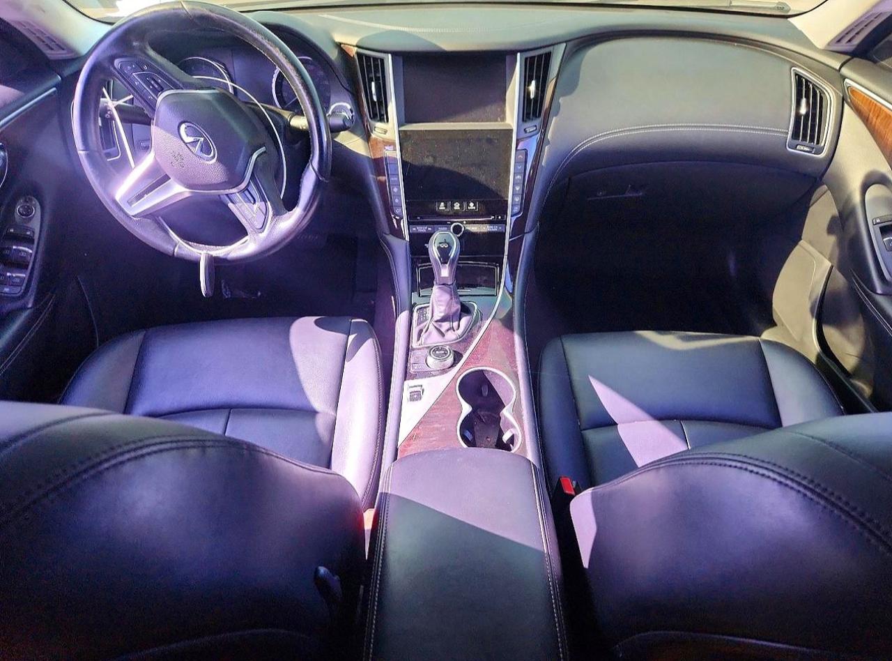 2019 Infiniti Q50 VIN JN1EV7AP8KM517654 COPART salvage auction — Rear End, TX - CERTIFICATE OF TITLE (P), sold $1,300 on 2026-07-02 (photo 8)