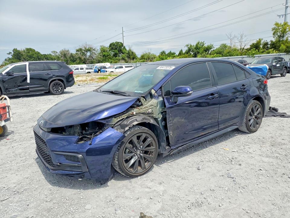 2024 Toyota Corolla VIN 5YFS4MCE9RP187656 COPART salvage auction — FRONT END, Fl - Cert Of Title Slvg Rebuildable, sold $9,400 on 2026-07-10 (photo 1)