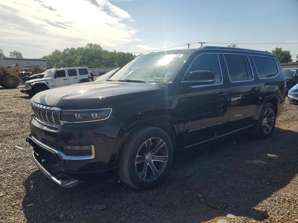 2024 Jeep Grand wagoneer VIN 1C4SJSEP6RS112360 COPART salvage auction — FRONT END, Tx - Certificate Of Title (P), sold $37,500 on 2026-07-24 (photo 1)