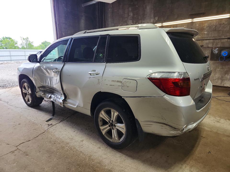 2008 Toyota Highlander VIN JTEES43A082040148 COPART salvage auction — SIDE, Ny - Mv-907A Salvage Certificate, sold $1,350 on 2026-07-20 (photo 2)