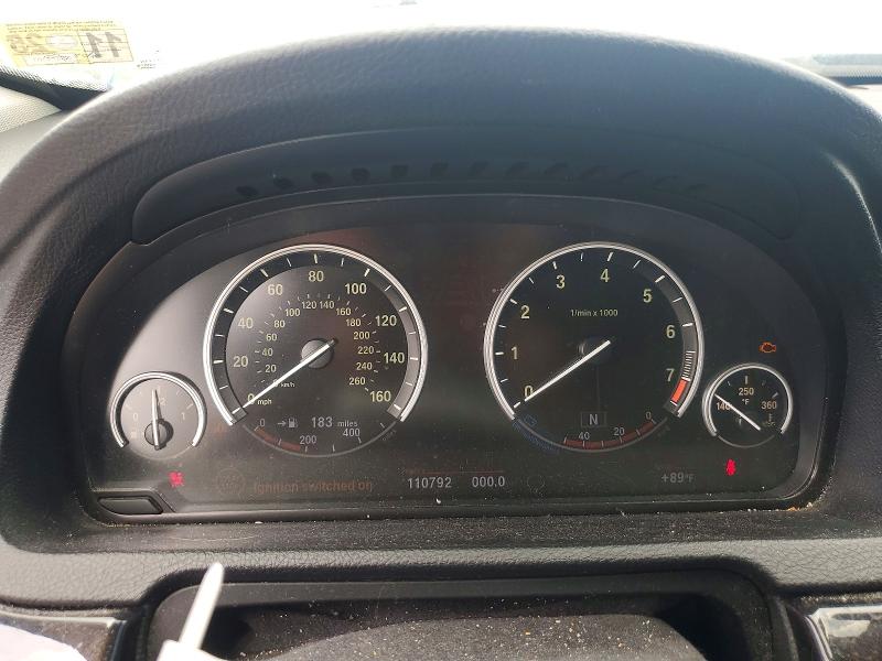2013 BMW 5er VIN WBASN2C52DC202630 COPART salvage auction — FRONT END, Va - Certificate Of Title (P), sold $500 on 2026-07-29 (photo 9)