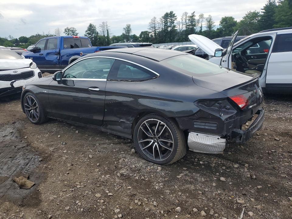 2020 Mercedes-benz C-klasse amg VIN WDDWJ6EBXLF962494 COPART salvage auction — REAR END, Md - Cert Of Salvage < 75% Damage, sold $13,100 on 2026-08-17 (photo 2)