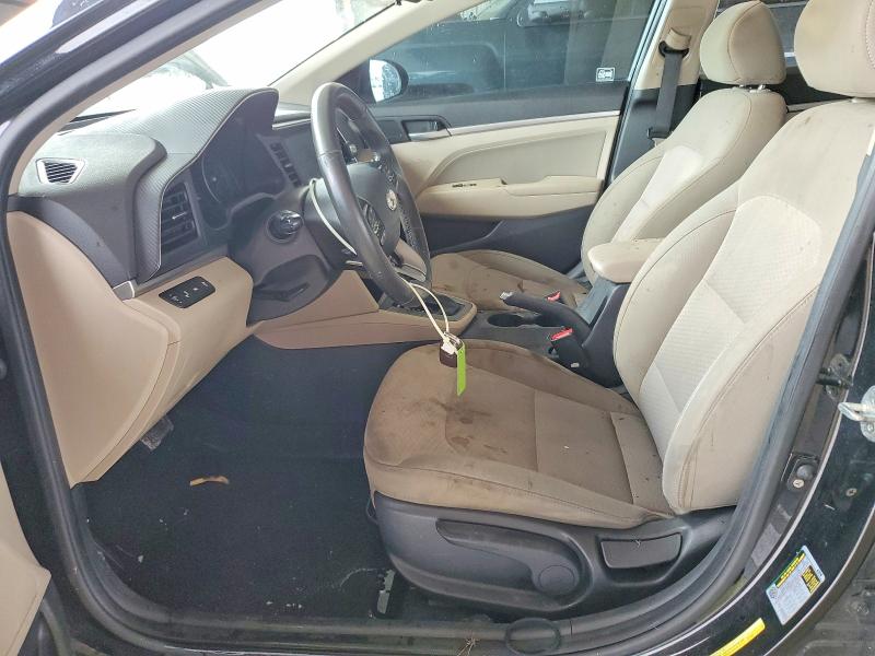 2019 Hyundai Elantra VIN KMHD84LFGKU808068 COPART salvage auction — WATER/FLOOD, Tx - Salvage Title-Flood Damage, sold $975 on 2026-07-17 (photo 7)