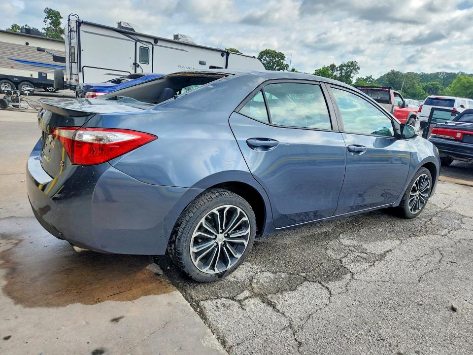 2015 Toyota Corolla VIN 5YFBURHE3FP220622 COPART salvage auction — HAIL, Ar - Certificate Of Title, sold $3,050 on 2026-07-22 (photo 3)
