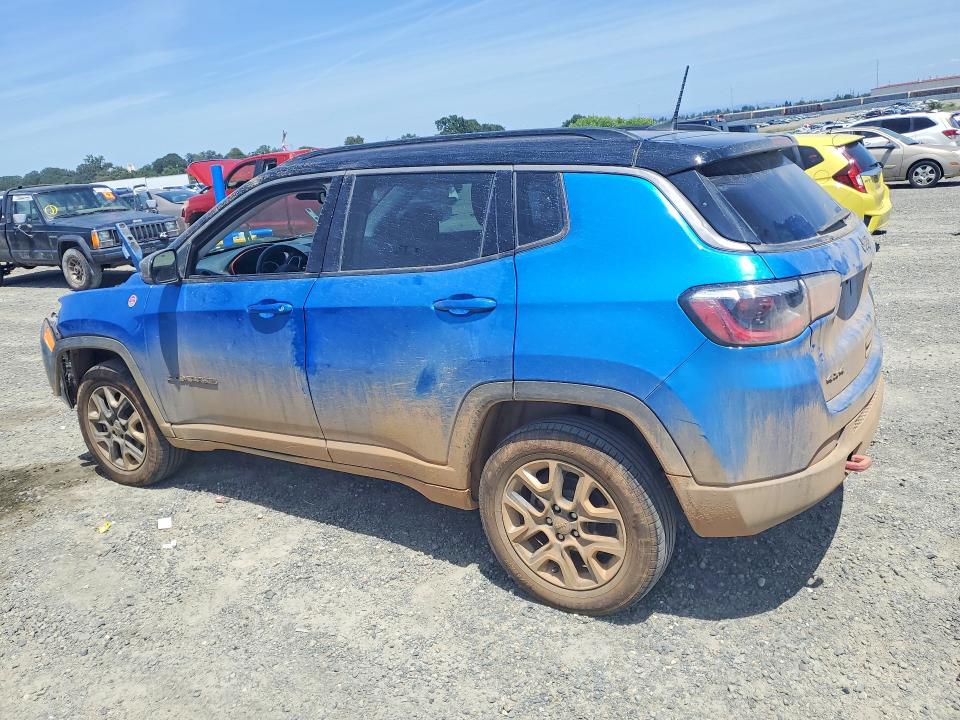 2017 Jeep Compass VIN 3C4NJDDB3HT646251 COPART salvage auction — FRONT END, Ca - Salvage Certificate, sold $2,650 on 2026-07-02 (photo 2)
