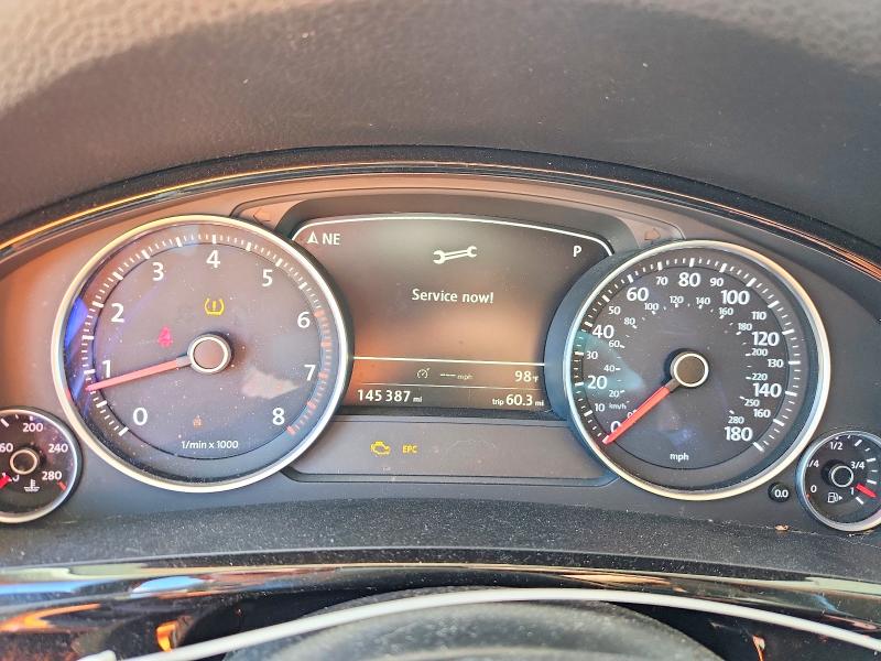 2012 Volkswagen Touareg VIN WVGEF9BP0CD008157 COPART salvage auction — NORMAL WEAR, Al - Certificate Of Title, sold $725 on 2026-07-07 (photo 9)