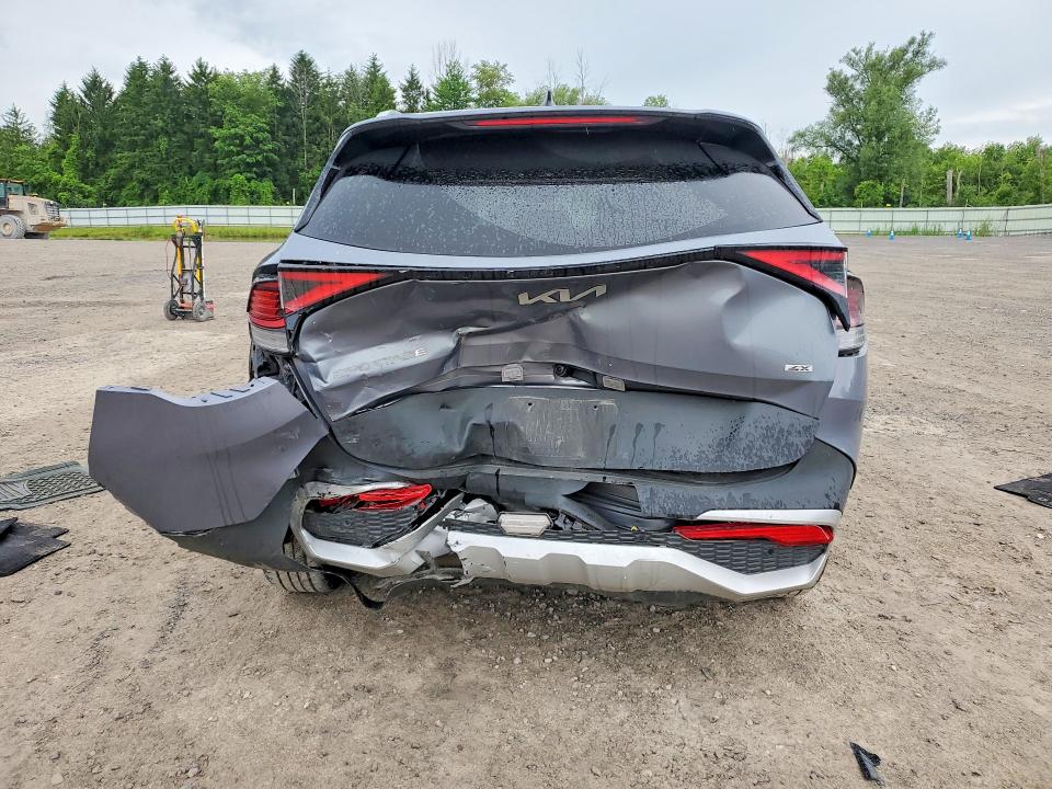 2025 Kia Sportage VIN 5XYK3CDF7SG277130 COPART salvage auction — REAR END, Ny - Mv-907A Salvage Certificate, sold $225 on 2026-07-27 (photo 6)