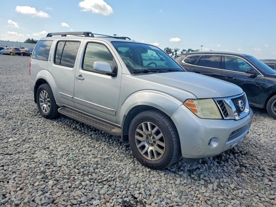 2012 Nissan Pathfinder VIN 5N1AR1NN3CC610249 COPART salvage auction — FRONT END, Fl - Certificate Of Title (P), sold $350 on 2026-07-08 (photo 4)