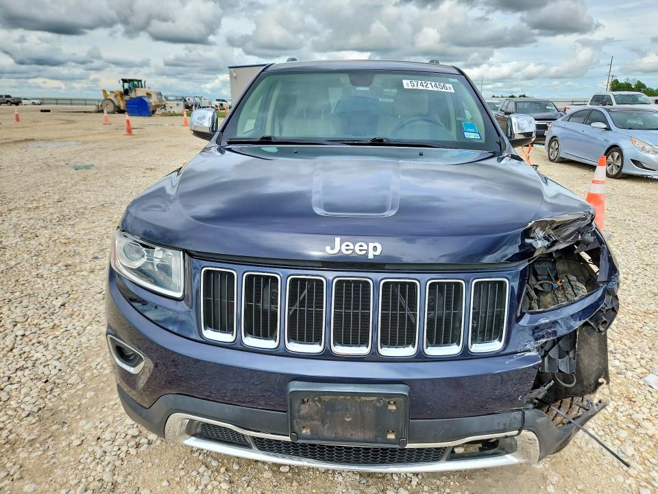 2014 Jeep Cherokee VIN 1C4RJEBG2EC138060 COPART salvage auction — FRONT END, Tx - Salvage Vehicle Title, sold $2,850 on 2026-07-02 (photo 5)