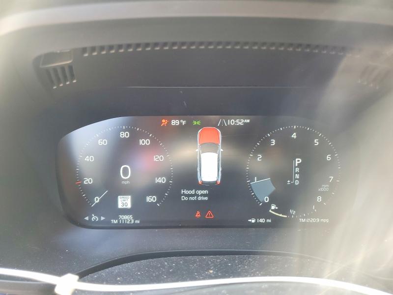 2020 Volvo Xc60 VIN YV4A22RK6L1410618 COPART salvage auction — MINOR DENT/SCRATCHES, Md - Cert Of Salvage > 75% Damage, sold $550 on 2026-08-06 (photo 9)