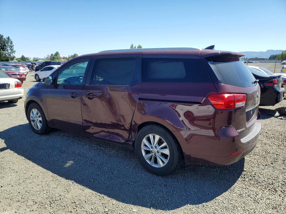 2016 Kia SEDONA VIN KNDMB5C17G6095189 COPART salvage auction — SIDE, Or - Salvage Title Certificate, sold $1,200 on 2026-07-07 (photo 2)