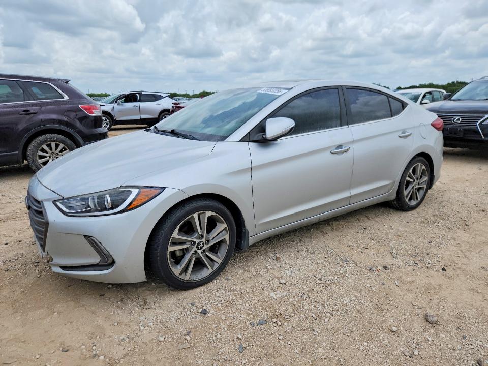 2017 Hyundai Elantra VIN 5NPD84LF9HH027374 COPART salvage auction — MINOR DENT/SCRATCHES, Mt - Certificate Of Title, sold $2,250 on 2026-07-09 (photo 1)