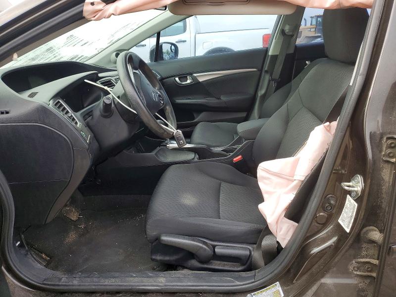 2014 Honda Civic VIN 2HGFB2F83EH504558 COPART salvage auction — SIDE, Tx - Salvage Vehicle Title, sold $1,700 on 2026-07-02 (photo 7)