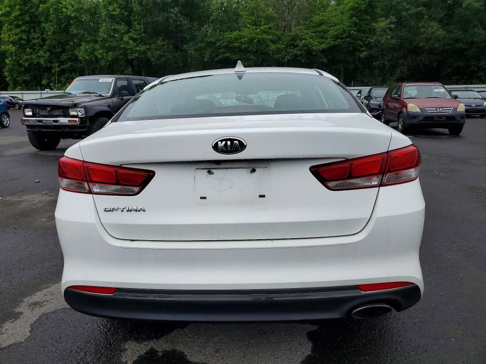 2017 Kia Optima VIN 5XXGT4L39HG147687 COPART salvage auction — FRONT END, Nj - Cert Of Title-Salvage, sold $775 on 2026-07-30 (photo 6)