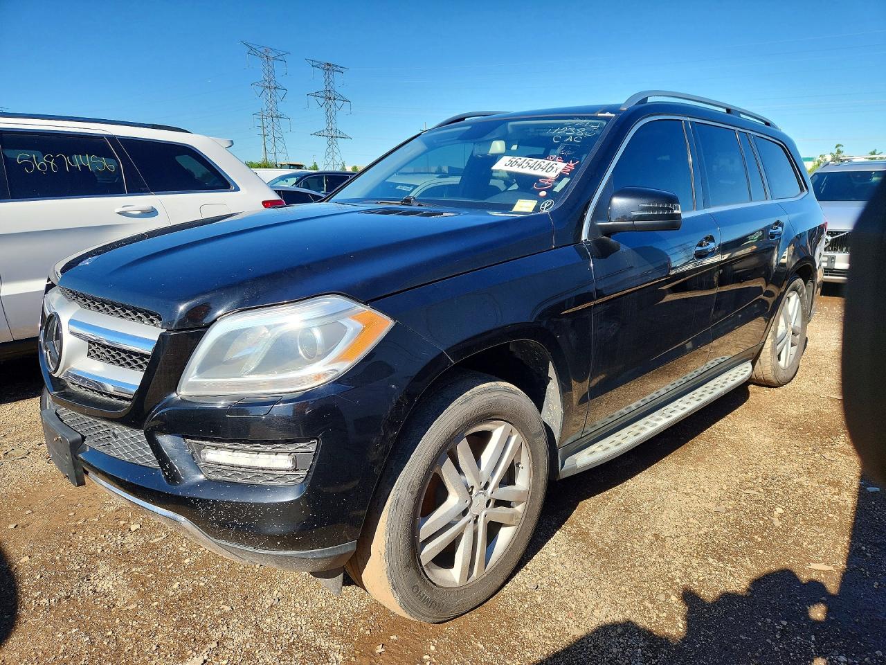 2013 Mercedes-Benz GL-Class VIN 4JGDF7CE9DA112386 COPART salvage auction — Front End, IL - CERTIFICATE OF TITLE (P), sold $2,300 on 2026-07-08 (photo 1)