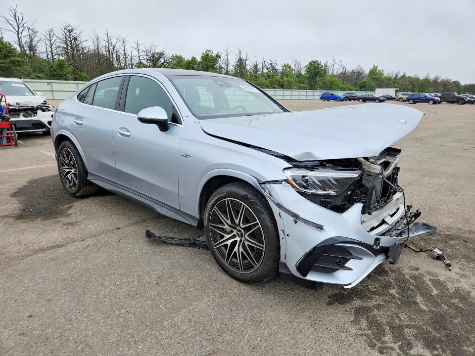 2025 Mercedes-benz Glc VIN W1NKJ8HB0SF289707 COPART salvage auction — FRONT END, Ny - Mv-907A Salvage Certificate, sold $26,000 on 2026-07-20 (photo 4)