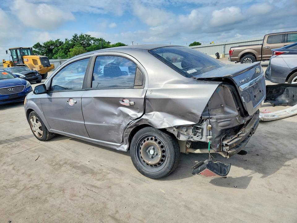 2009 Chevrolet Aveo VIN KL1TG56E89B613730 COPART salvage auction — REAR END, Tx - Salvage Vehicle Title, sold $250 on 2026-07-09 (photo 2)