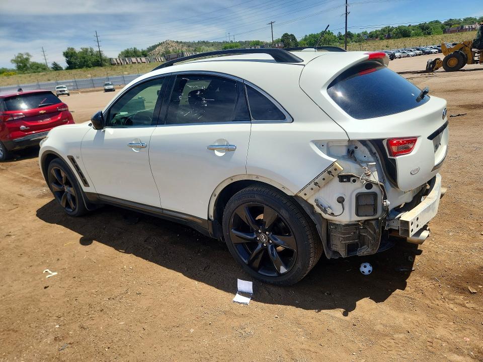 2017 Infiniti Qx70 VIN JN8CS1MW6HM414520 COPART salvage auction — REAR END, CO - SALVAGE TITLE, sold $3,500 on 2026-07-31 (photo 2)