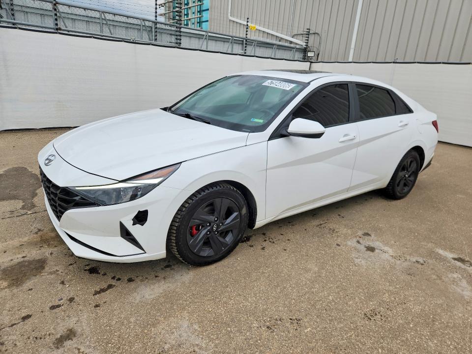 2022 Hyundai Elantra VIN KMHLM4AGXNU258994 COPART salvage auction — REAR END, Ab - Bos - Active, sold $8,100 on 2026-07-22 (photo 1)
