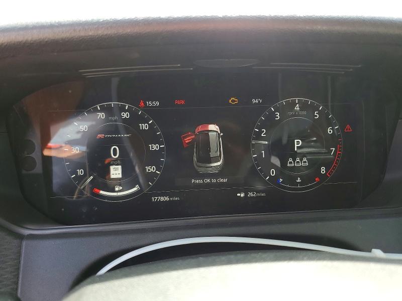 2019 Land rover RANGE ROVER VIN SALYL2EX3KA207693 COPART salvage auction — SIDE, Tx - Certificate Of Title (P), sold $9,800 on 2026-07-28 (photo 9)