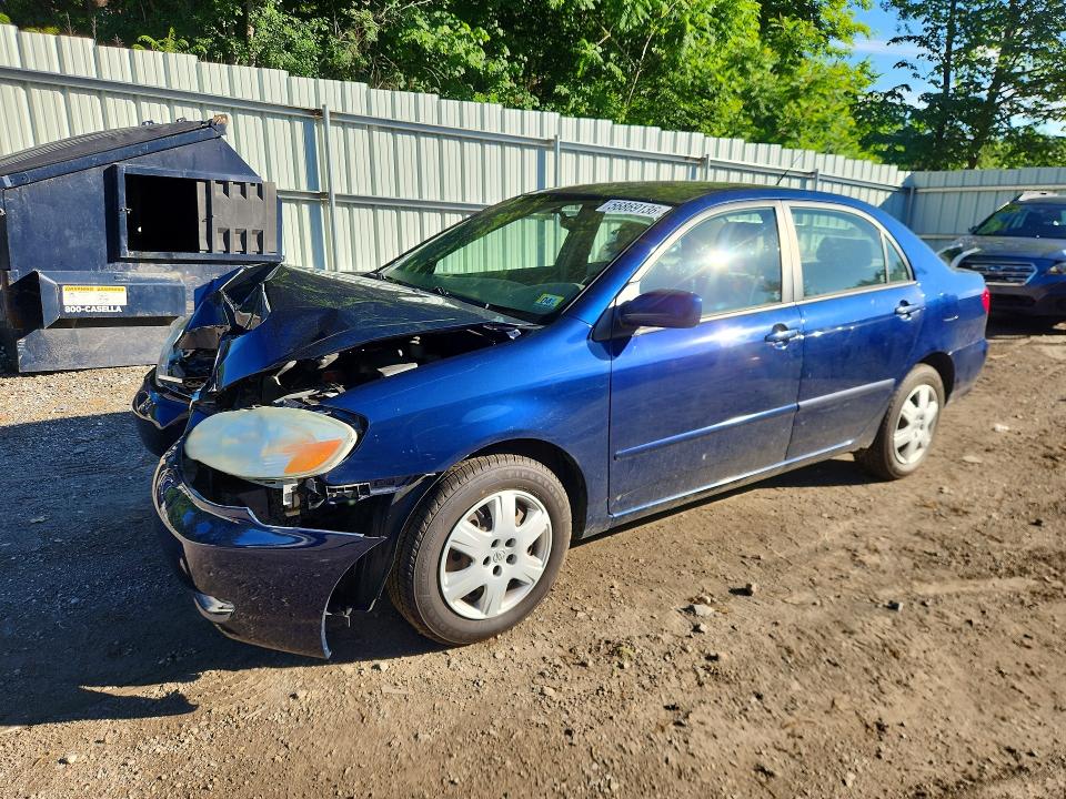 2007 Toyota Corolla VIN JTDBR32E170126743 COPART salvage auction — FRONT END, WV - SALVAGE CERTIFICATE, sold $275 on 2026-07-27 (photo 1)