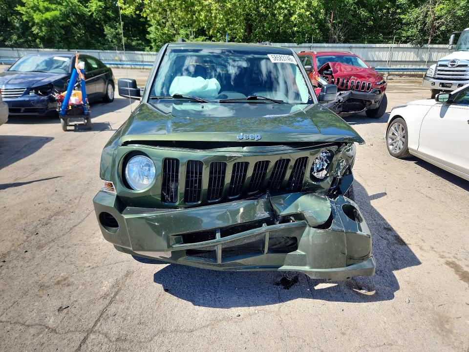 2009 Jeep Patriot VIN 1J4FT28B49D194826 COPART salvage auction — FRONT END, Pa - Certificate Of Salvage, sold $425 on 2026-07-09 (photo 5)