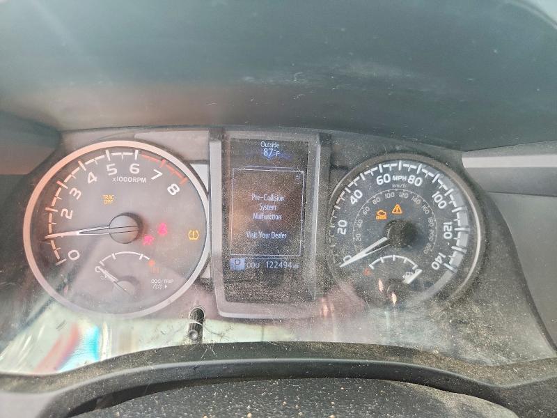 2019 Toyota Tacoma VIN 3TMCZ5AN9KM239301 COPART salvage auction — FRONT END, MS - CERT OF TITLE-SALVAGED, sold $7,000 on 2026-07-31 (photo 9)
