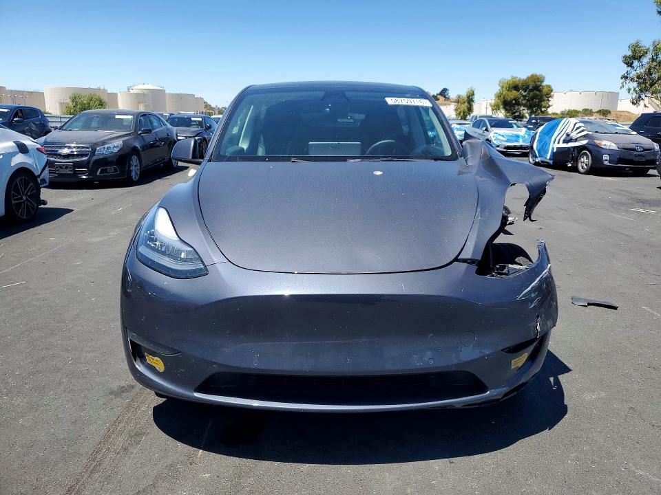 2022 Tesla Model y VIN 7SAYGDEE9NF328488 COPART salvage auction — FRONT END, CA - SALVAGE CERTIFICATE, sold $12,800 on 2026-08-03 (photo 5)