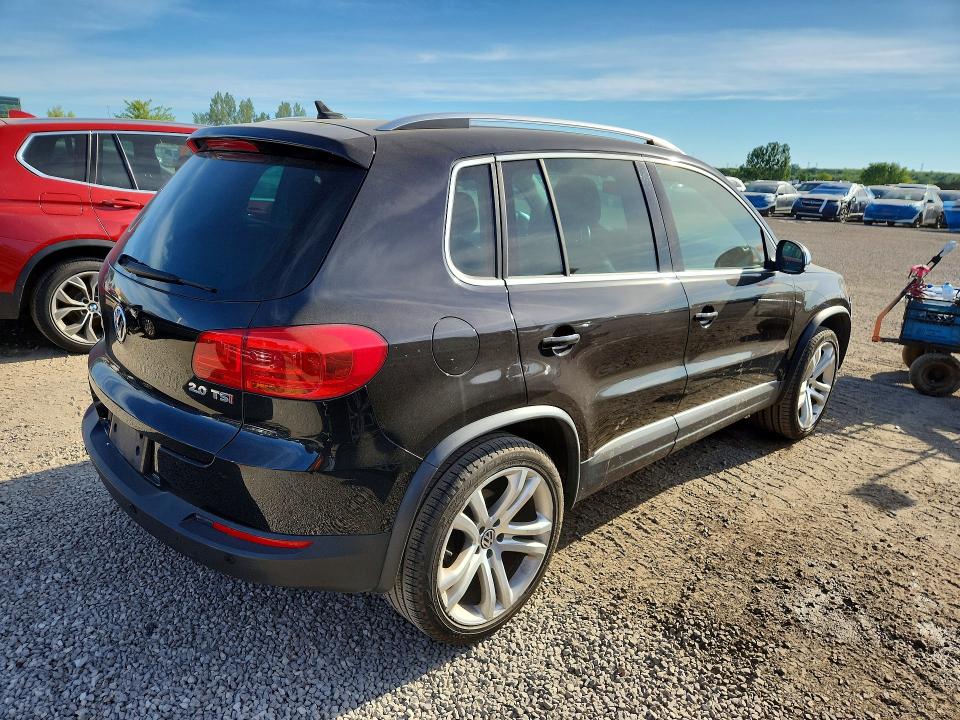 2012 Volkswagen Tiguan VIN WVGBV7AX3CW583921 COPART salvage auction — FRONT END, ON - PERMIT SALVAGE, sold $1,050 on 2026-08-13 (photo 3)