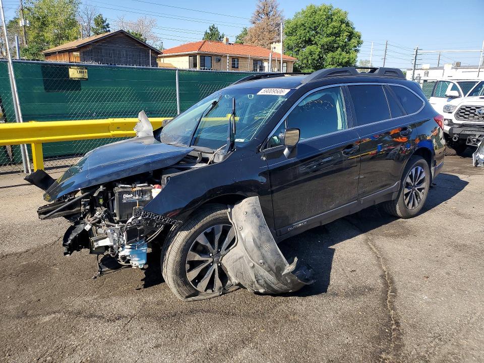 2017 Subaru Outback VIN 4S4BSANC2H3425477 COPART salvage auction — FRONT END, Salvage Title, sold $400 on 2026-07-28 (photo 1)