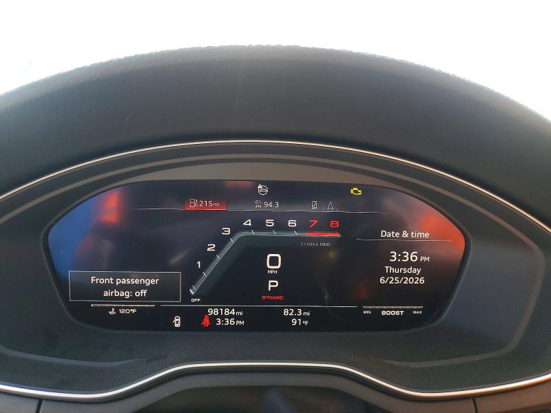 2020 Audi Rs4 VIN WAUB4AF4XLA051739 COPART salvage auction — MINOR DENT/SCRATCHES, Ca - Dis/Dlr/Exp Only Clean Title, sold $20,000 on 2026-07-10 (photo 9)