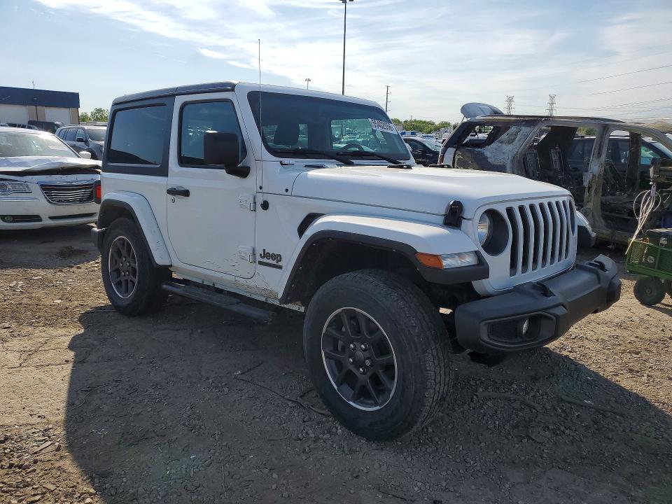 2021 Jeep Wrangler / VIN 1C4GJXAN8MW691263 COPART salvage auction — SIDE, Mi - Cert Of Title-Salvage Vehicle, sold $7,000 on 2026-07-28 (photo 4)