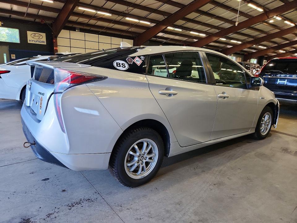 2017 Toyota Prius VIN JTDKBRFU8H3550168 COPART salvage auction — FRONT END, Vt - Certificate Of Title, sold $6,300 on 2026-07-31 (photo 3)